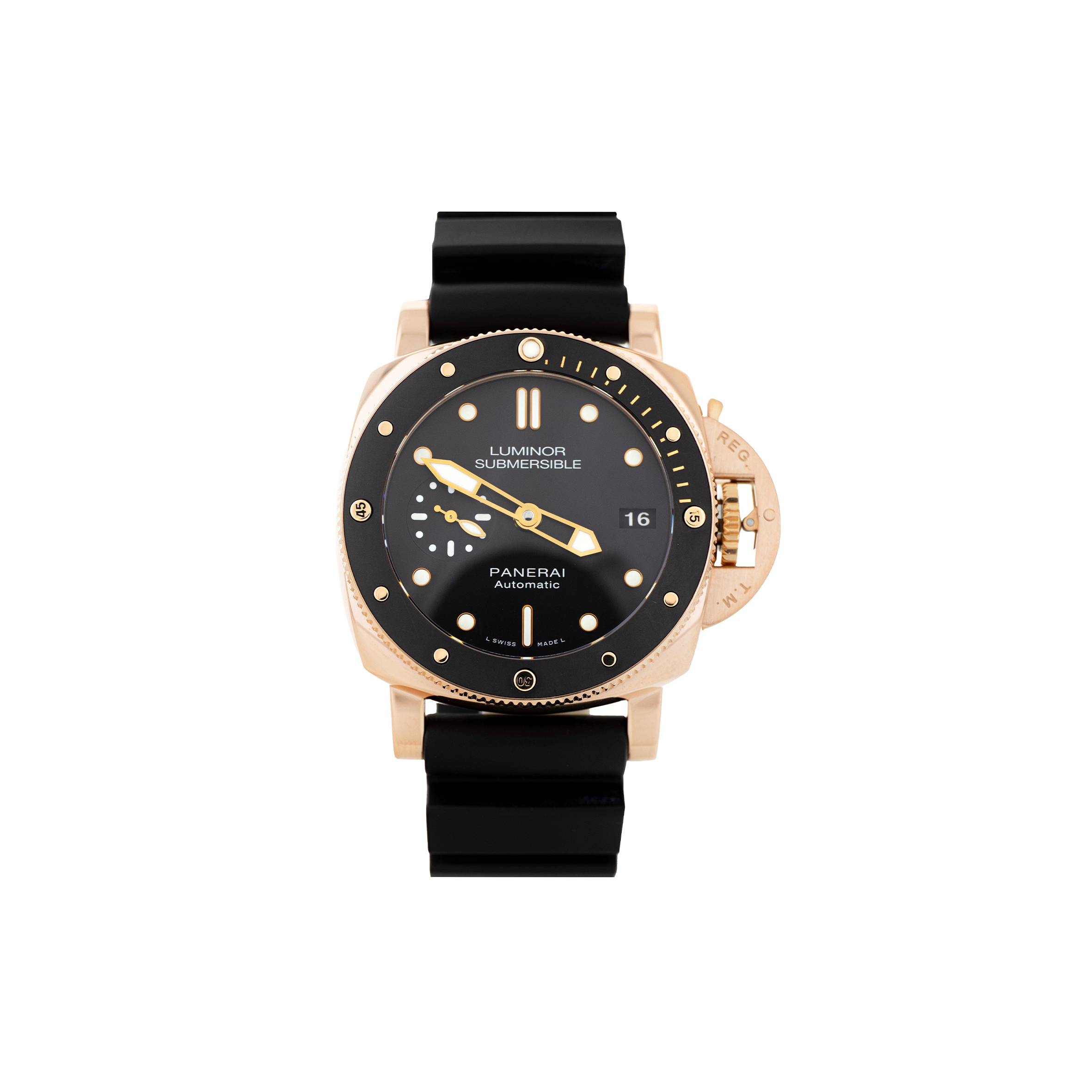 Pa*e*ai luminor 1950 rose gold watch pam00684